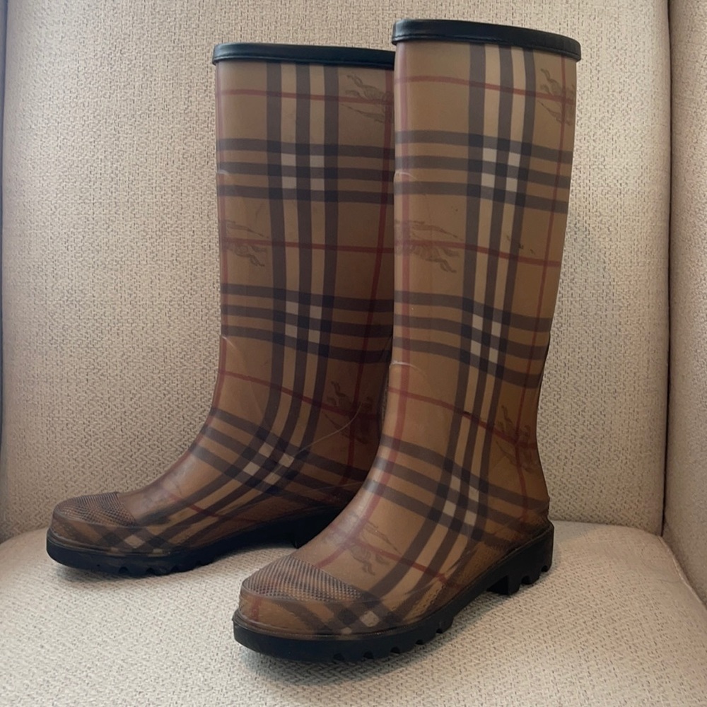 BURBERRY Classic Nova Check Rainboots